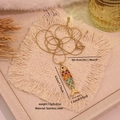 Lange gouden vintage koi vis hanger ketting van roestvrij staal met gekleurd email - Grote Kleurrijke Emaille Vis Stijl (3#)