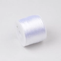 Rocchetto di cordino in nylon lilla da 1,5 mm per gioielli fai da te e nodi cinesi - Bianco