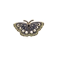 C1892-3 Black Gold Moon Star Butterfly