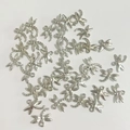 Vista macro di ciondoli a forma di libellula argentata per gioielli DIY e catenine - 16*19mm-500 pezzi/confezione / Bianco K/Argento