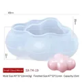 Molde de silicona nube pequeña para velas y jabones DIY con medidas de 49x35x22mm - Nube de Espejo Pequeña