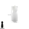 Silicone chess shape candle mold for DIY crafts with 6.5cm height and translucent finish - Simple Figure / Medium