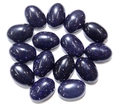 Oval 10x14mm blue goldstone loose gemstone with sparkling starlight effect for jewelry DIY - Blue Sandstone
