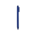 Minimalist matte dark blue retractable gel pen with clip and clicker mechanism - Dark Blue