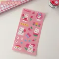 Pink cartoon sticker sheet featuring sweet tulips, cute bunnies and rainbow patterns - 4# Pink-Tulip Rui Rui Bunny