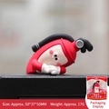 Mini red fire extinguisher party figurine for car dashboard and monitor 50x37x50mm - 50x37x50mm / Type C Angry Extinguisher