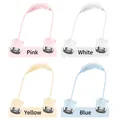Portable neck fan in pink, white, yellow and blue colors with dual turbo design - Random Mixed Colors (FY25) / Mixed Colors