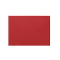 Mini deep red triangular flap envelope made of premium matte textured paper - Rosy Red