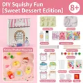DIY dessert silicone toy kit including molds, resin glue, tools and colorful ornaments - Dessert Theme (K2005-A) / 264g