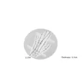 Halloween skelet hand siliconen mal voor DIY hars ambacht met 5,4 cm diameter - Skelethand