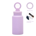 Light purple magnetic sport water bottle with ring handle and phone mount feature - 650ml / Lavender