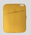 Senfgelbe stoßfeste Canvas-Laptoptasche für 13,3-14 Zoll Tablets und Notebooks - Gelb