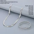 Tableau des tailles pour colliers et bracelets gourmette en acier argenté 7,5mm - 7mm Acier