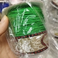 Grass green braided nylon cord roll for DIY handmade jewelry and beaded bracelets - 1.0MM A-Line Large Roll / Green
