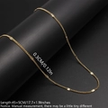 Gold stainless steel link necklace with star embossed metal discs 0.3cm width - Decorative Disc Chain 3mm Width