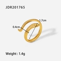 Detailed macro view showing the snake-shaped gold ring dimensions and engraved scale textures - Simple Snake Wrap Style (JDR201765)