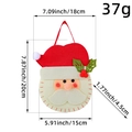 Weihnachts-Geschenktüte aus Filz mit Weihnachtsmann-Motiv und weißem Bart-Design - Weihnachtsmann