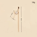 Cat teaser wand with 40cm wooden stick and bread shaped plush toy with tassel - Bread