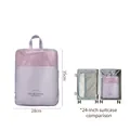 Organisateur de voyage violet taille M 35x28cm pour valise de 24 pouces - M (35x28cm) / Violet