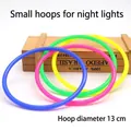 Set aus vier mehrfarbigen 13 cm Kunststoff-Wurfring für Nachtlichtspiele in verschiedenen Farben - Spezielle Ringe für Kleines Nachtlicht (13CM Durchmesser / 10 Stück)