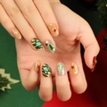 JP2776-Brown Glitter Star Xmas Tree