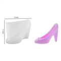 Stampo 3D in silicone per scarpe con tacco alto per resina o fondente, 13,5x11,5 cm - NO.2 Tacco Alto (13.5cm x 11.5cm)
