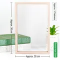 Natural wood photo frame with double-sided acrylic glass for DIY botanical specimens - Double Layer 20x30cm