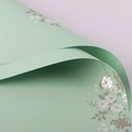 Light green floral bouquet wrapping paper with vintage rose patterns for florists - Mountain Flowers / Mint