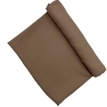 Elegant brown satin chiffon pleated scarf with a soft draped texture for women - 180*70cm / Chocolate (16#)
