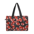 Grande borsa tote in tela con stampa football, tasche multiple e manici resistenti - 41.5*30.5*16 cm / 04 Football Americano