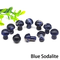 Mini 2cm blue sodalite mushroom shaped stones for crystal decor and DIY crafts - Blue Sodalite