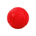 Durable high-elasticity red rubber dog ball toy with anti-slip textured surface - Small 5cm Red Texture Ball