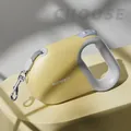 Retractable 5m dog leash in vibrant yellow and grey with ergonomic handle and metal hook - 5 Meters / Yellow 5M (Paper Box)