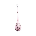 Pink glowing Halloween spider egg with black spiders for outdoor party decoration - Set / Red