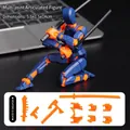 Action figure 3D blu e arancione con 13 snodi, armi e set di mani intercambiabili - Gen 3 Arancione Blu Con 4 Armi 3 Mani