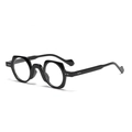Schicke geometrische schwarze Vollrandbrille mit Blaulichtfilter für Damen und Herren - Schwarzer Rahmen