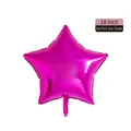 18 inch rose red pentagram star foil balloon for wedding and party decorations - 18 Inch Star Rose Red