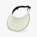 Beige cooling ice silk sun visor with wide brim and adjustable buckle strap - Adjustable / Fruit Green