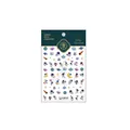 Embossed 3D space theme nail art stickers featuring astronaut and planet designs - Interstellar Love Embossed Style (TS-925)