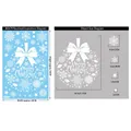 Autocollants de Noël électrostatiques avec flocons et étoiles pour décoration de vitre - BQ479 Boule Suspendue