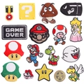Set de 16 parches bordados de Super Mario para bolsos y ropa con personajes de juegos - W1xx-121-yt Un Conjunto De 17