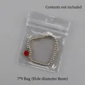 Transparent PVC 7x9cm jewelry bag with hanging hole for anti-oxidation storage - With Hole / 7*9cm
