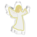 Angel-shaped stainless steel cookie cutter for Christmas baking and holiday pastry - Angel 7323
