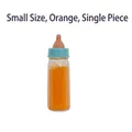 Kleine orangefarbene magische Saftflasche mit blauem Deckel für Zaubertricks für Kinder - Klein / Einzeln / Orange