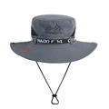 Cappello da trekking grigio con ricamo Travellers e pannelli in rete traspirante - L(58-60cm) / grigio scuro