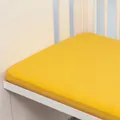 Lenzuolo con angoli giallo brillante per culla in morbido cotone lavorato - Giallo Brillante / 120*60cm