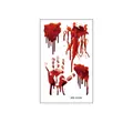 Realistic Halloween bloody handprint and blood splatter temporary tattoo stickers - WS-K206