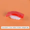 Modèle de simulation de sushi au thon artificiel rouge et blanc avec longueur 7,3 cm - Sushi de Thon