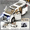 Modello di auto bianca Toyota Alphard con 6 porte apribili e funzioni luci e suoni - 742 Bianco-6 Porte Apribili MPV