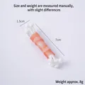 Realistic artificial beef and enoki mushroom roll food pendant model 7cm x 1.5cm - Orange (Enoki Lamb Roll)